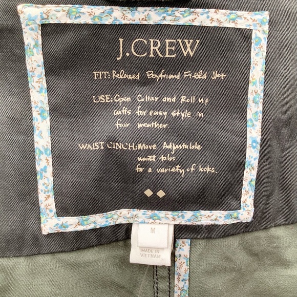 🆕{J.Crew} Relaxed Boyfriend Field Jacket - Picture 7 of 11